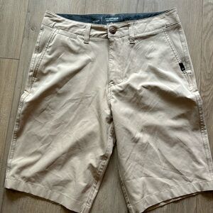 Quicksilver khaki shorts for the water